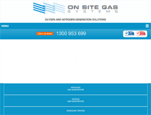 Tablet Screenshot of onsitegas.com.au